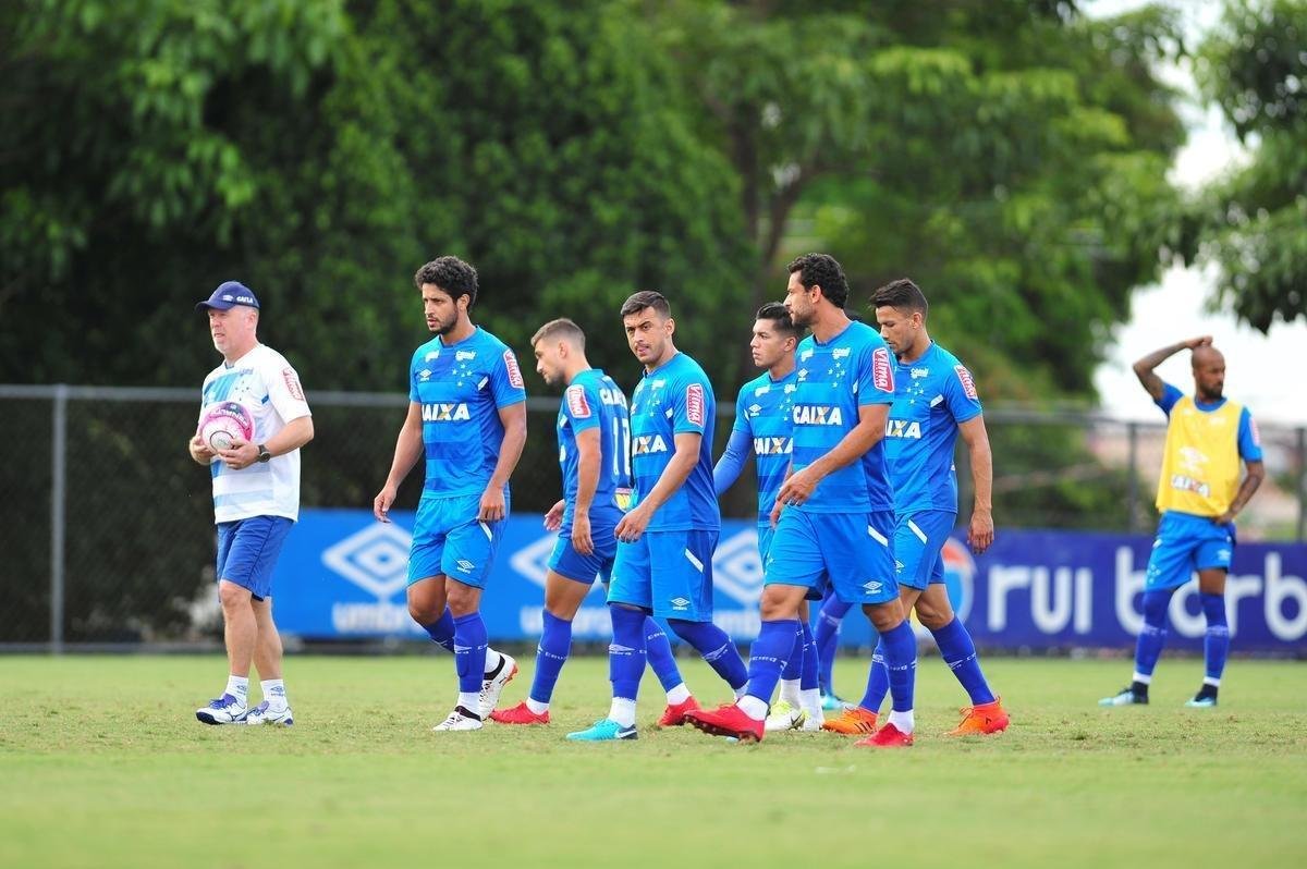 Cruzeiro encerrou nesta tera-feira (16/1) sua preparao para o jogo contra o Tupi
