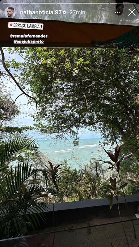 Paisagem registrada por Nathan Silva durante viagem.