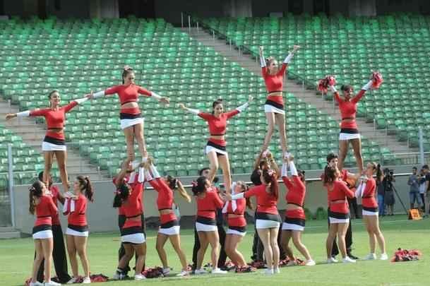Imagens do jogo entre Minas Locomotiva e Get Eagles no Independncia