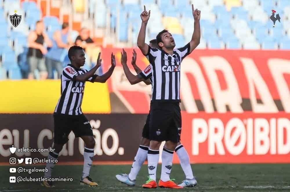 Confira imagens da vitria do Atltico sobre o Atltico-GO, em Goinia