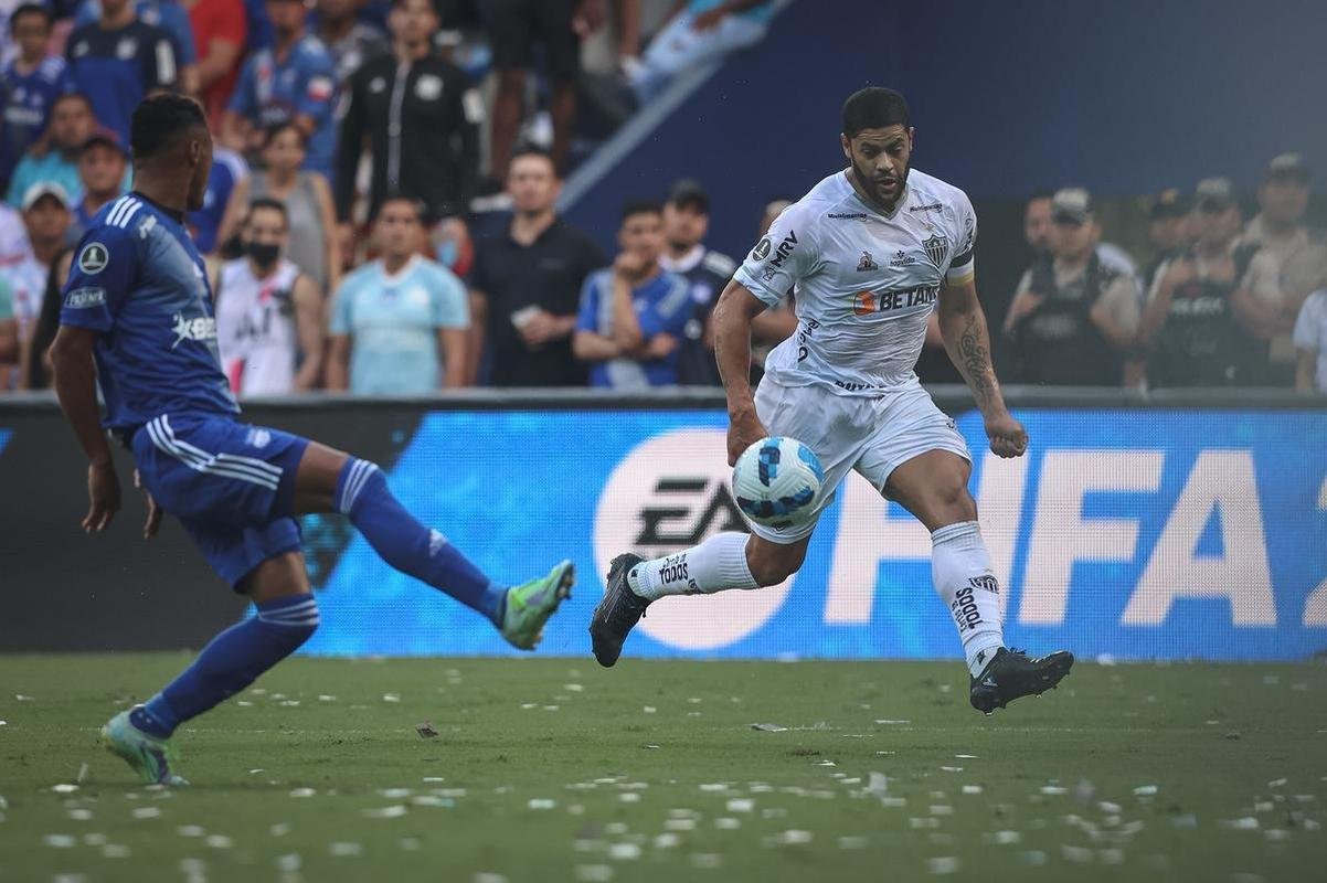 Fotos do jogo de ida das oitavas de final da Copa Libertadores, entre Emelec e Atltico, no estdio George Capwell, em Guayaquil, no Equador