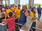 Scios Kids do Cruzeiro enfrentam bloqueios na entrada ao Mineiro