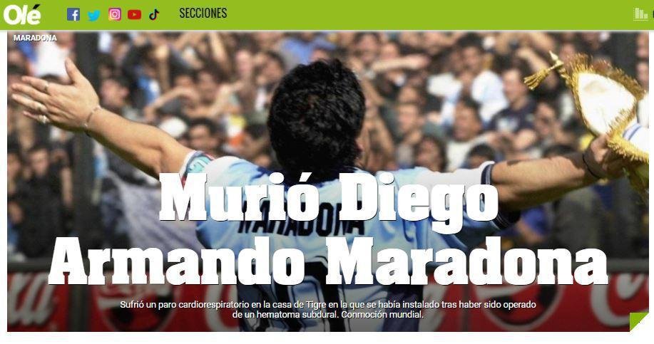 'Ol', da Argentina, fala em 'comoo mundial'