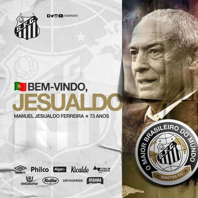 O Santos anunciou a contratação do técnico Jesualdo Ferreira, que estava sem clube