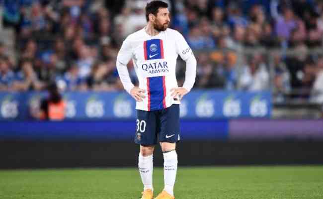 Lionel Messi chegou ao PSG em agosto de 2021