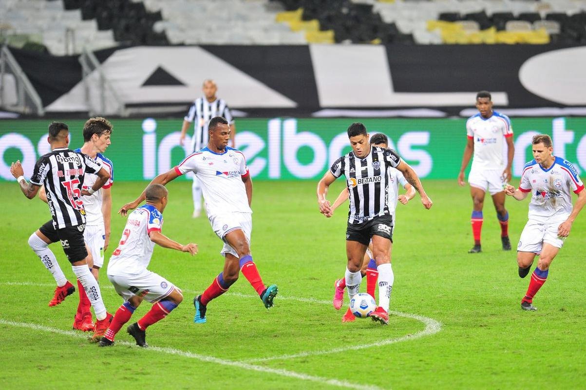 Imagens do confronto entre Atltico e Bahia, vlido pelas oitavas de final da Copa do Brasil 2021