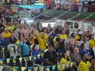 No Mercado Central, torcida vai de apreenso  festa com vitria do Brasil