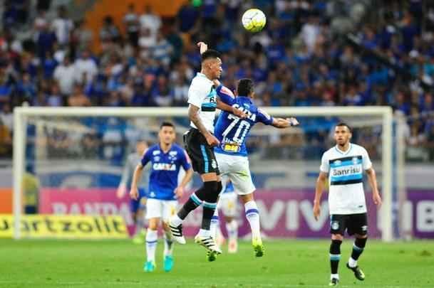 Cruzeiro x Grmio, jogo disputado no Mineiro e vlido pelo Campeonato Brasileiro