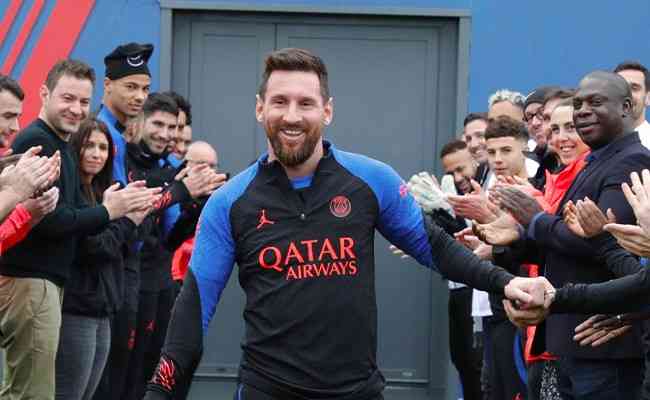 Messi retornou para Paris aps passar dias na Argentina
