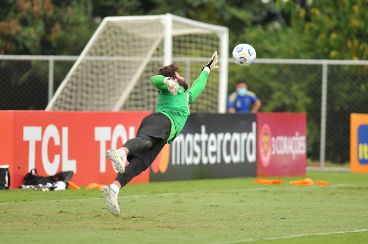 Seleo Brasileira concluiu na Toca da Raposa II, CT do Cruzeiro, em BH, a preparao para enfrentar o Paraguai no Mineiro pelas Eliminatrias da Copa do Mundo do Catar