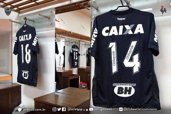 Imagens do terceiro uniforme do Atltico