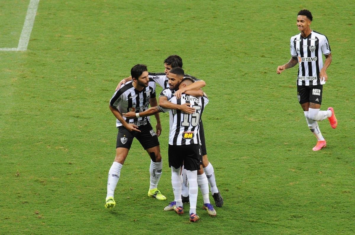 Fotos da vitria do Atltico sobre o Uberlndia, no Mineiro, em Belo Horizonte, pela terceira rodada do Campeonato Mineiro de 2021