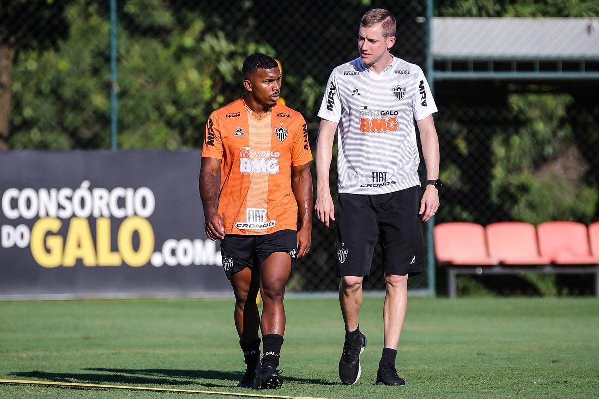 Fotos do ltimo treino do Atltico antes do jogo com o Grmio