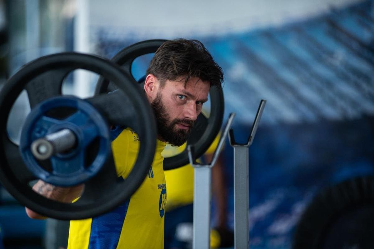 Imagens do treino do Cruzeiro na Toca da Raposa II nesta tera-feira (21/09)