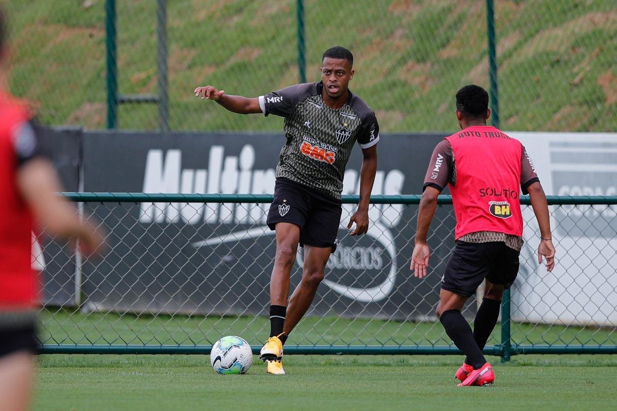 Fotos do último treino do Atlético antes de encarar o Corinthians