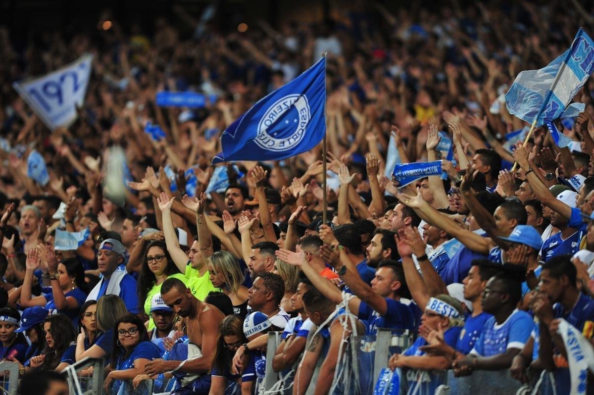 Torcida do Cruzeiro lotou o Mineiro na partida contra o Boca Juniors pela Libertadores