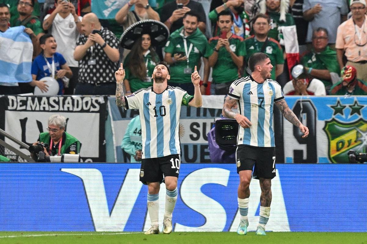 Fotos de Argentina x Mxico, neste sbado (26/11), no Estdio Lusail, em jogo vlido pelo Grupo C da Copa do Mundo no Catar