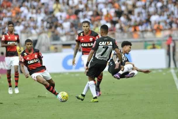 Fotos do jogo entre Atltico e Flamengo no Mineiro