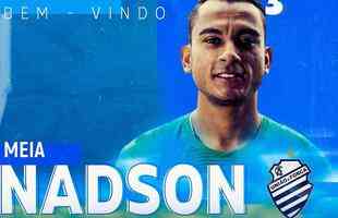 O CSA anunciou a contratao do meia Ndson, que estava no Botafogo-SP