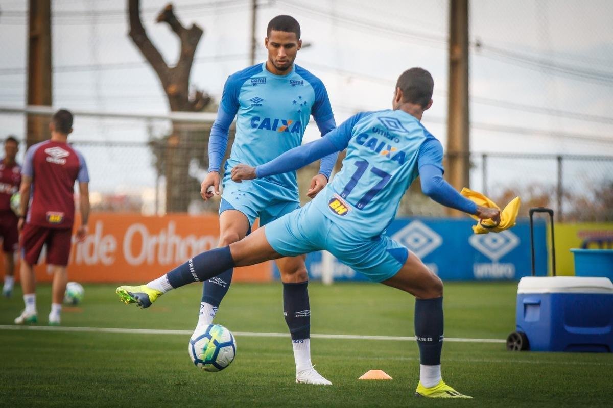 Fotos do treino do Cruzeiro desta sexta-feira, na Toca da Raposa II (Vinnicius Silva/Cruzeiro E.C)