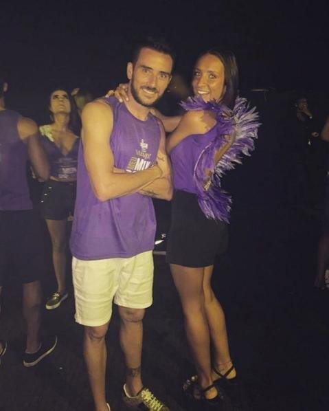 Jogadores do Cruzeiro no carnaval 2018: Mancuello em Salvador