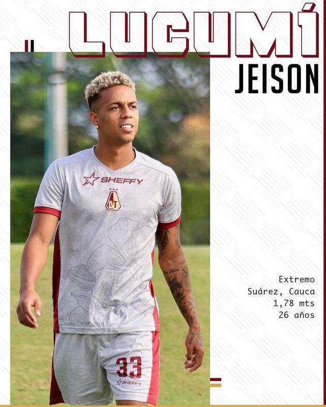 Jeison Lucum, atacante (Deportes Tolima-COL)