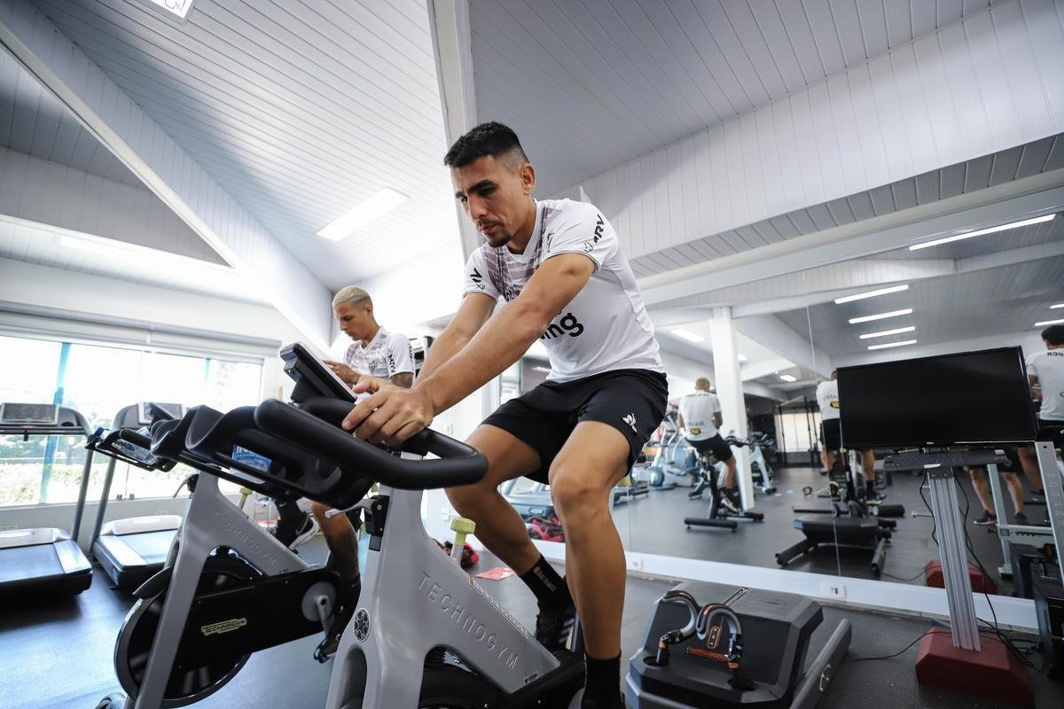 Atltico inicia preparao para enfrentar o Vasco; veja fotos