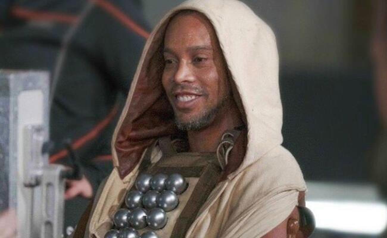 Ronaldinho em comercial da Heineken para a Liga dos Campees, em 2017