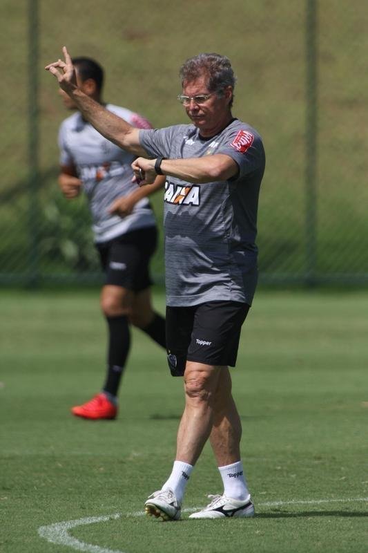 Imagens do treino do Atltico