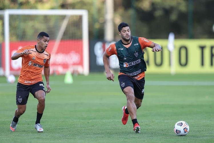 Fotos do treino do Atlético antes da viagem para a Argentina