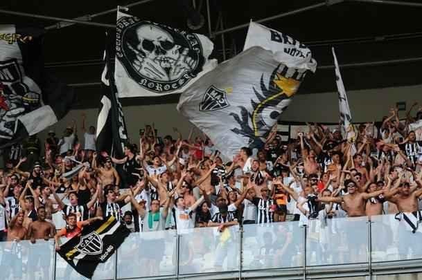 Torcedores do Atltico no Mineiro durante o clssico contra o Cruzeiro pela 26 rodada do Brasileiro