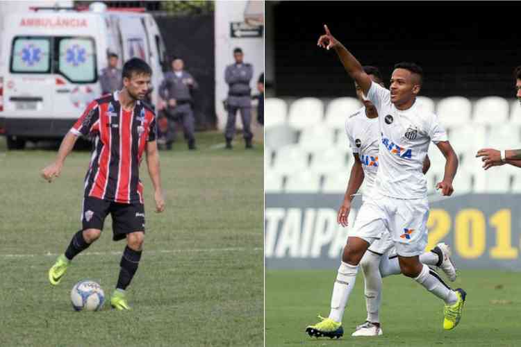 (Foto: Rafael Chaves/Serra F.C e Pedro Ernesto Guerra Azevedo/Santos FC
)