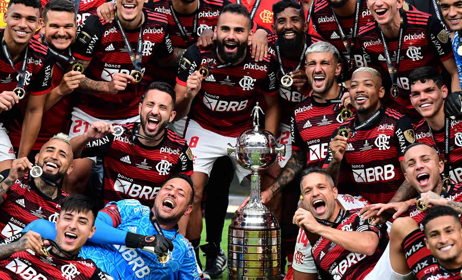 Confira os cinco jogadores do Flamengo com maior valor de mercado