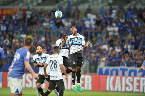 Fotos do jogo entre Cruzeiro e Grmio