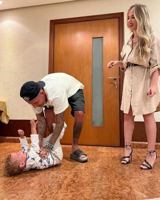 Guilherme Arana passou o Natal em famlia