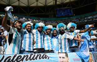 Imagens das torcidas de Argentina e Arbia Saudita na partida pelo Grupo C da Copa do Mundo do Catar 