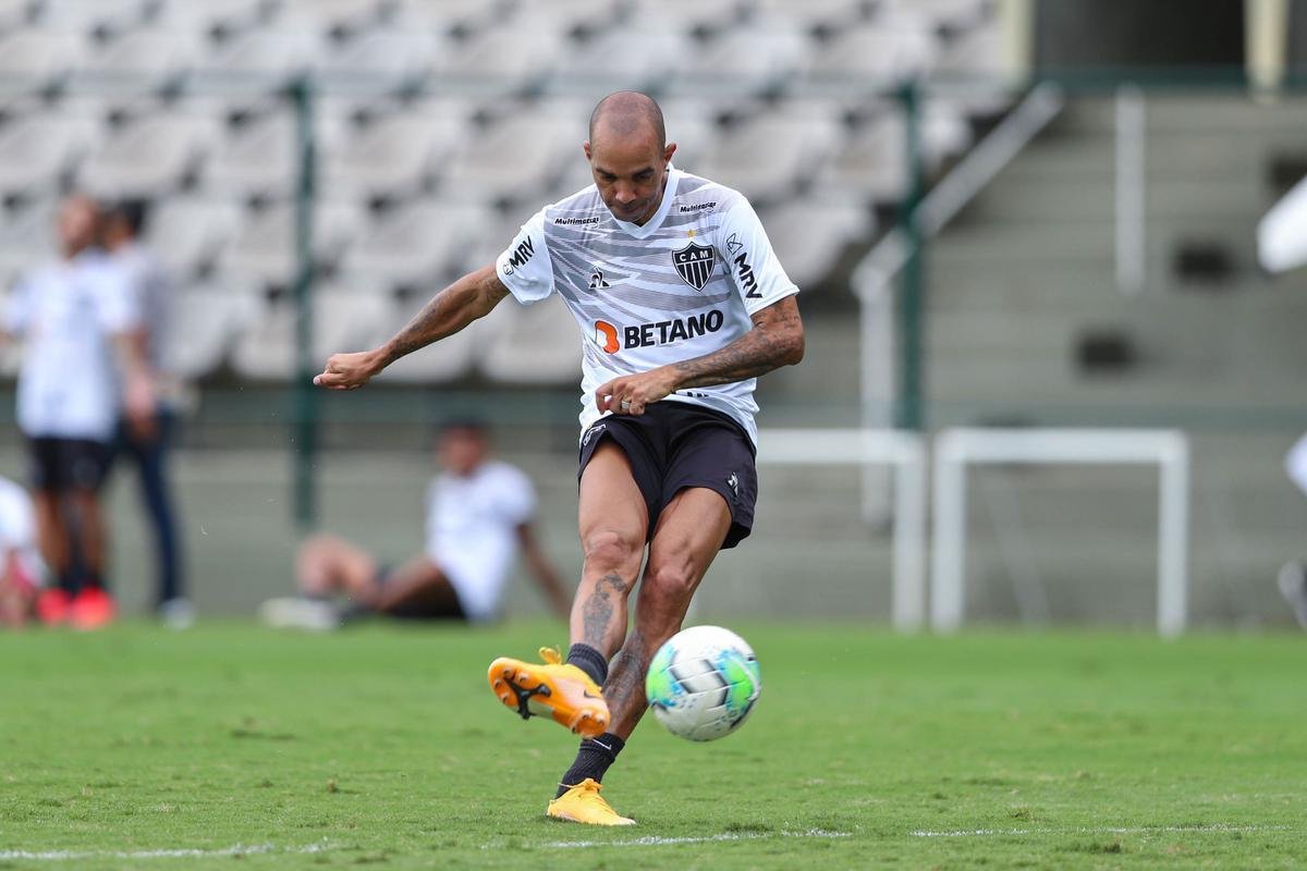 Fotos do último treino do Atlético antes do jogo contra o Bahia