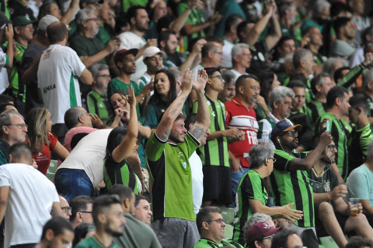 Fotos de Amrica x Pearol pela Sul-Americana, no Independncia