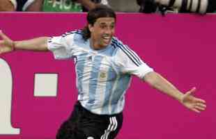 4. Hernn Crespo (Argentina) - 19 gols em 33 jogos
