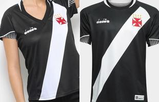 Vasco. Camisa Feminina: R$ 199,99 / Camisa Masculina: R$ 199,99
