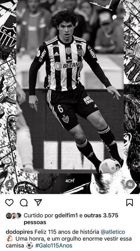 Jogadores e ex-atletas do Atltico mandaram mensagens ao clube pelo aniversrio de 115 anos.