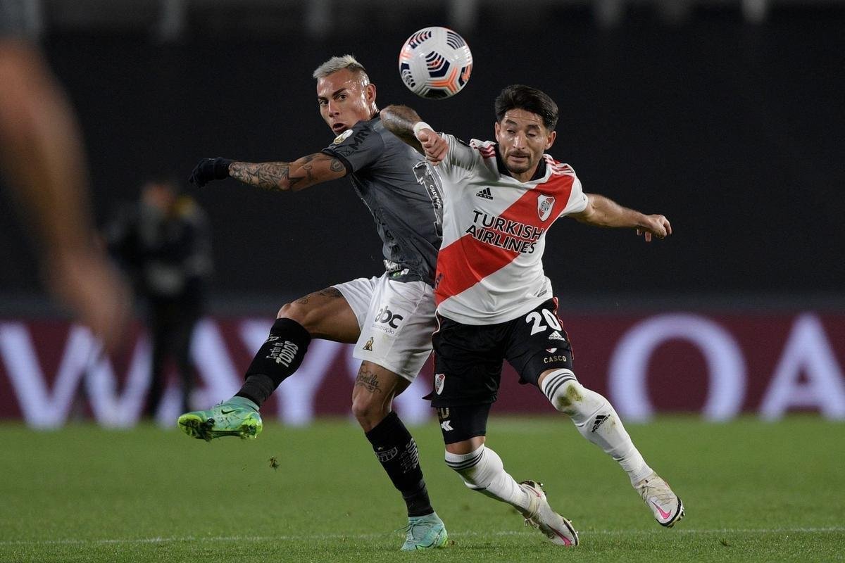 River Plate x Atltico: fotos do duelo de ida das quartas de final da Copa Libertadores, no Monumental de Nez, em Buenos Aires