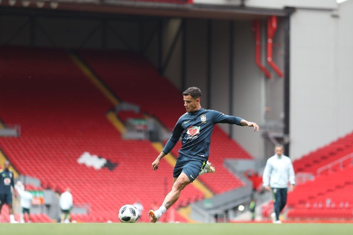 Veja imagens do último treino do Brasil antes do amistoso contra a Croácia