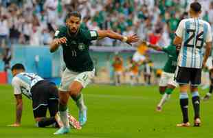 Imagens da partida entre Argentina e Arbia Saudita, pela primeira rodada do Grupo C da Copa do Mundo