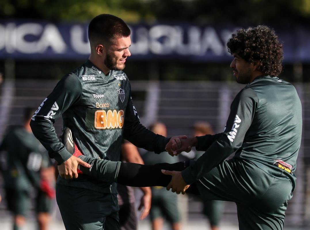 Veja fotos do ltimo treino do Atltico antes do jogo contra o Nacional-URU