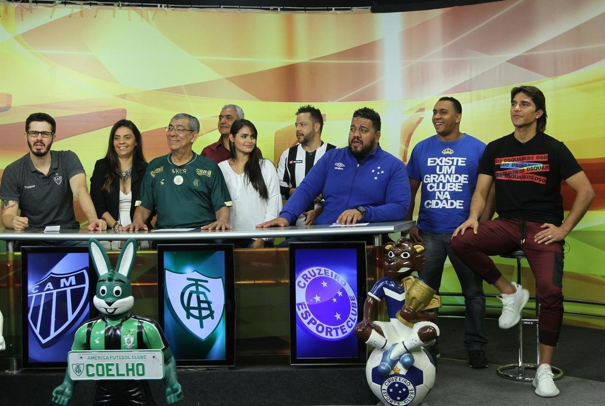 Jair Bala representou o Amrica no programa Alterosa Esporte