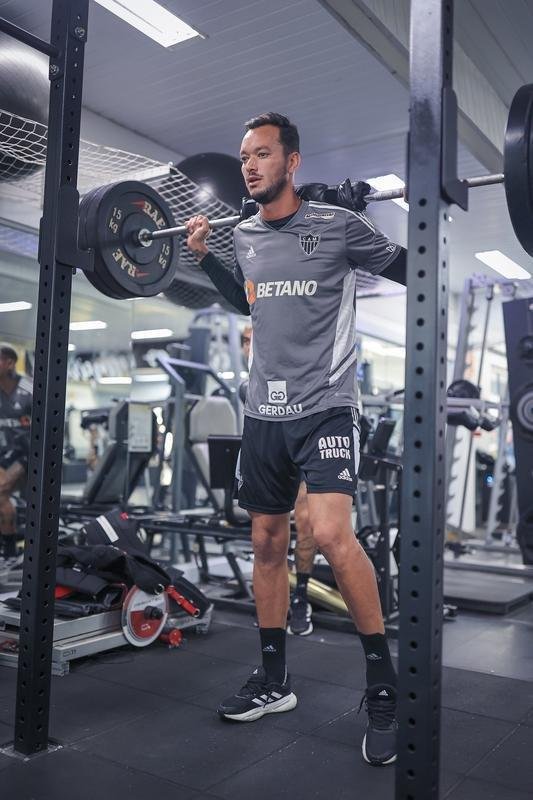 Treino do Atltico na Cidade do Galo, na manh desta tera-feira (11/10).