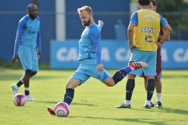 Fotos do ltimo treino do Cruzeiro antes do jogo diante do Tupi, pela semifinal do Campeonato Mineiro