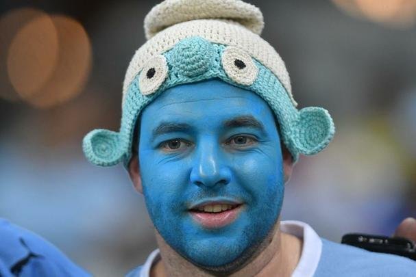 Fotos das torcidas de Uruguai e Equador no Mineiro