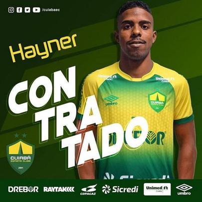 O Cuiab anunciou a contratao do atacante Hayner, que estava no Louletano (Portugal)